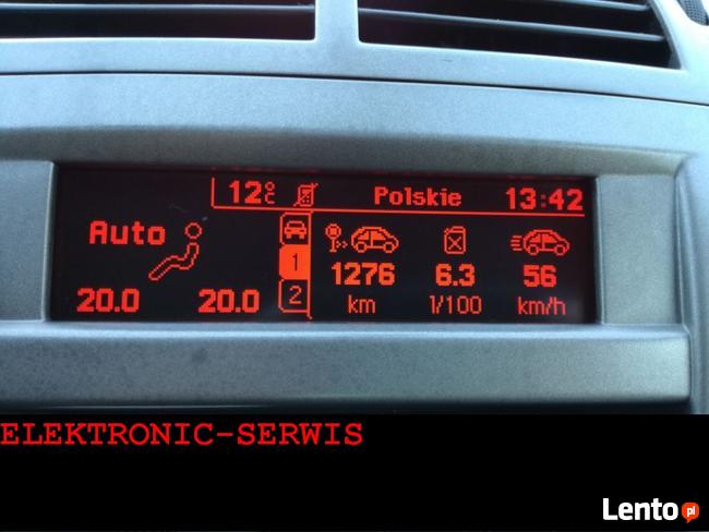 Naprawa wyświetlacza Peugeot 5008