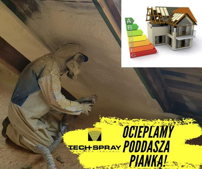 Ocieplanie Poddasza Pianką Poliuretanową, Strychy, Stropy