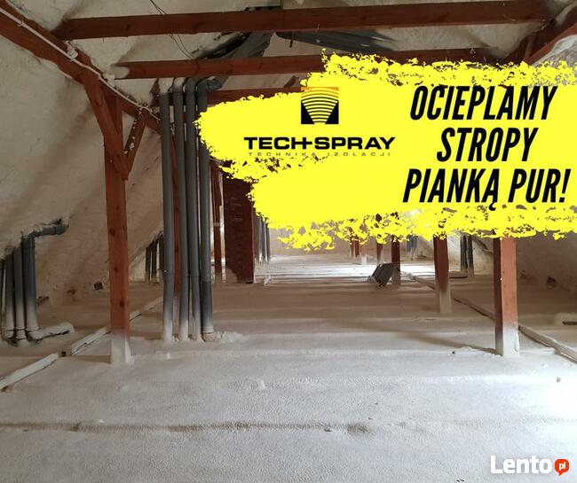 Ocieplanie Poddaszy Pianką Pur Natryskową, Strychy, Stropy
