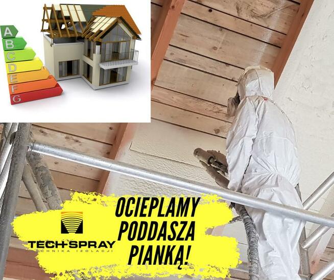 Ocieplanie Poddasza Pianką Poliuretanową, Strychy, Stropy