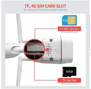 KAMERA 3G 4G zewnętrzna GSM SIM 5Mpx 2592x1944