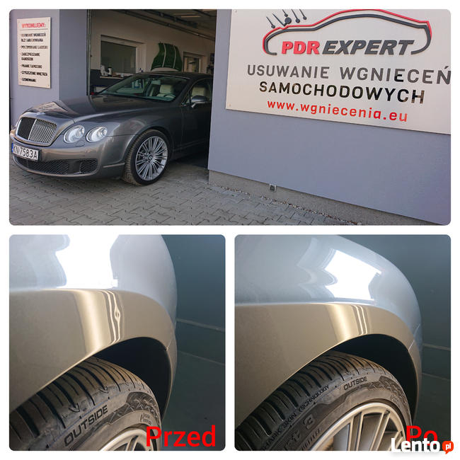 Usuwanie wgniecen po gradzie