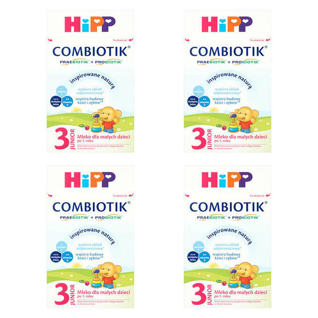 Albo24 HiPP Mleko 3 BIO Combiotik 4X 600g mleko następne