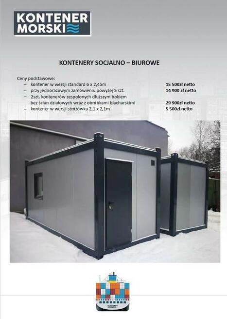 Adaptacje/ przeróbki z kontenerów morskich