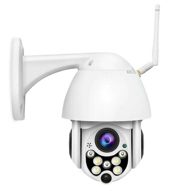 Obrotowa zewnętrzna kamera IP wifi 128GB zoom optyczny x4