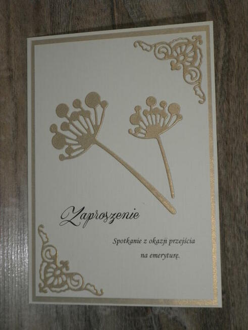 Zaproszenia z tyt odejścia na emeryturę