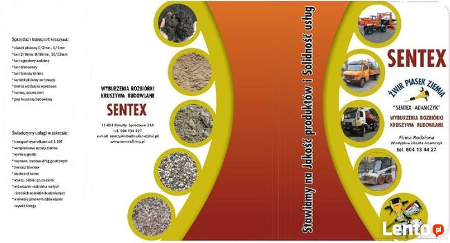 Piasek, ziemia Ogrodowa Olsztyn żwir czarnoziem gruz wywrotk