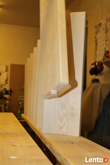 SCHODY jednobiegowe REGULOWANE 395x60cm BARIERKA BALUSTRADA