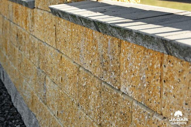 Pustak łupany cokołowy 38x22x16 ogrodzenie łupane Jadar