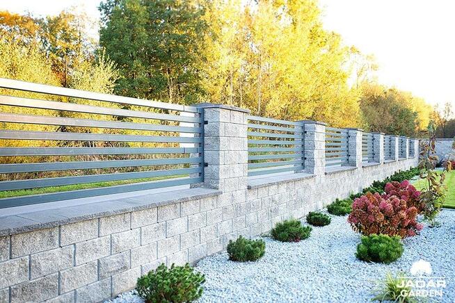 Pustak łupany cokołowy 38x22x16 ogrodzenie łupane Jadar