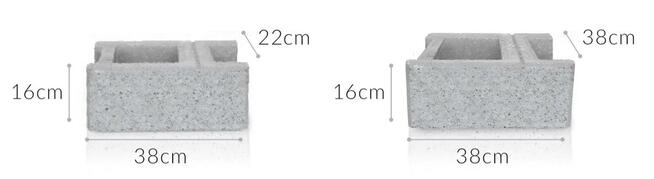 Pustak łupany cokołowy 38x22x16 ogrodzenie łupane Jadar