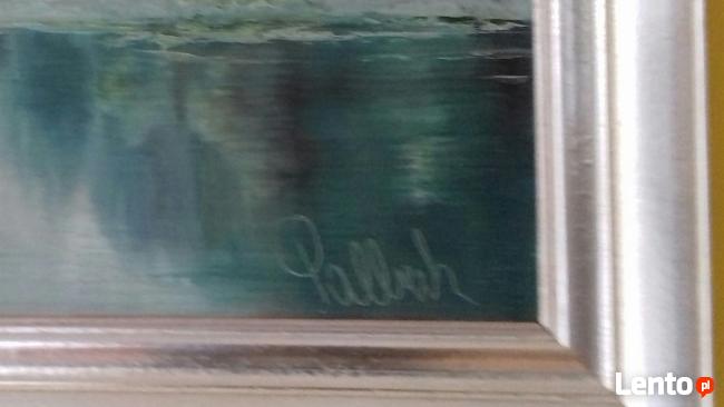 Sprzedam obraz malowany, olejny z sygnaturą w ładnej ramie