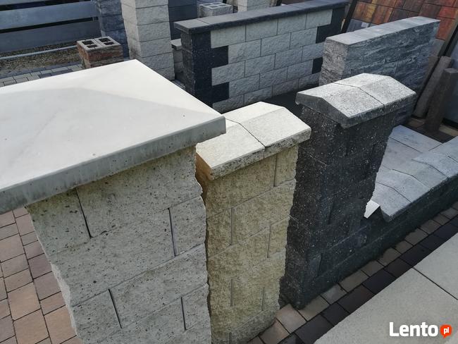 DASZEK CZTEROSPADOWY SŁUPEK ogrodzenie pustaki