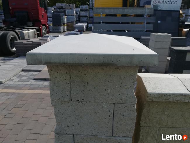 DASZEK CZTEROSPADOWY SŁUPEK ogrodzenie pustaki