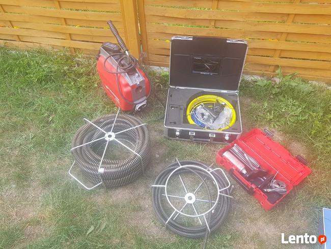 Mechaniczne udrażnianie - przepychanie rur kanalizacyjnych