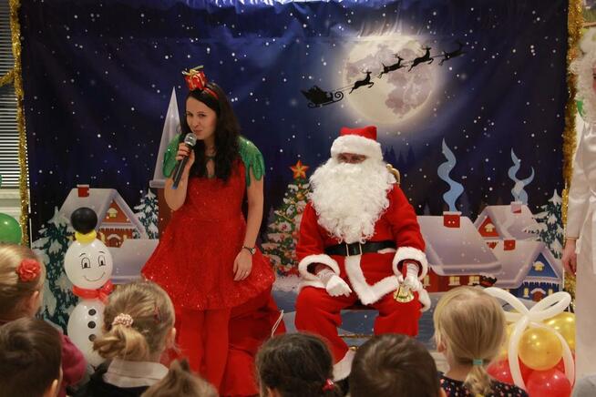 Wizyta Św. Mikołaja, Mikołaj, w domu, w firmie