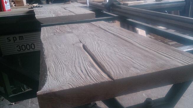 Szafka/stolik z drewna postarzane solidne grube pod umywalkę