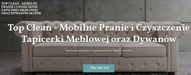 Top Clean MOBILNE USŁUGI Pranie i Czyszczenia Tapicerki