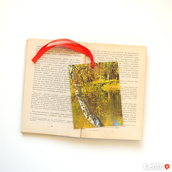 jesień zakladka do książki