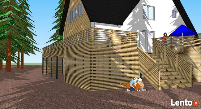 Wizualizacje 3D konstrukcji, domki, altany, projekty, sketch