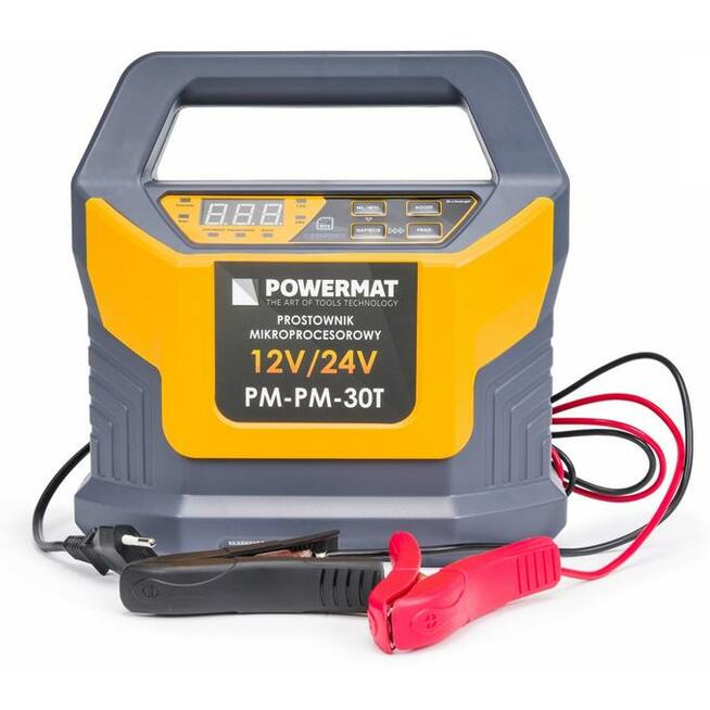 Mocny Prostownik mikroprocesorowy 12/24V szybkie ładowanie