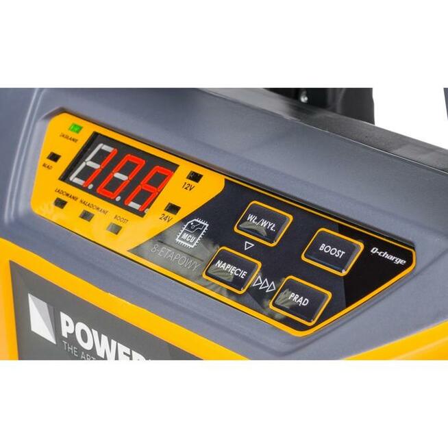 Mocny Prostownik mikroprocesorowy 12/24V szybkie ładowanie