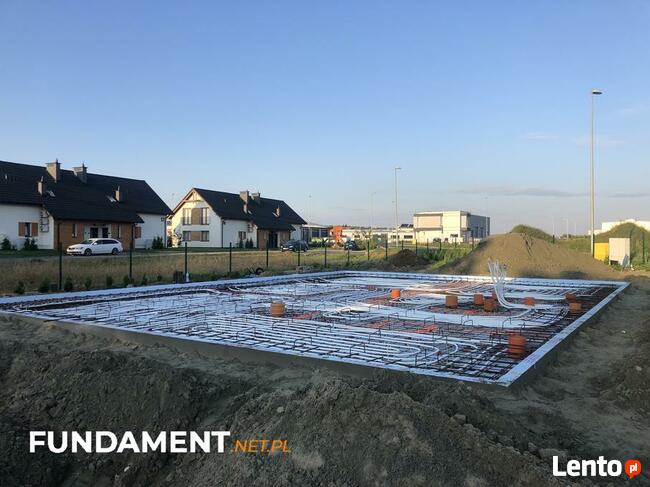 Płyty Fundamentowe z ogrzewaniem podłogowym.