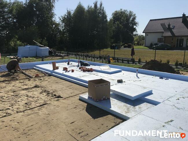 Płyty Fundamentowe z ogrzewaniem podłogowym.