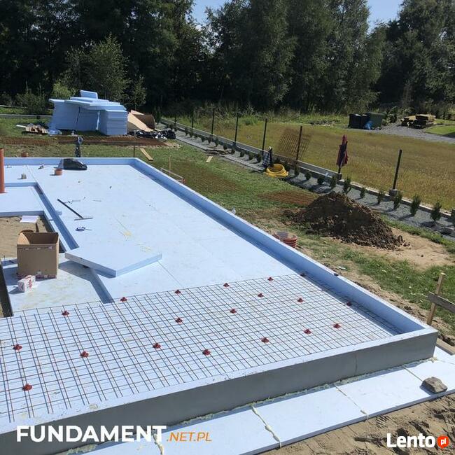 Płyty Fundamentowe z ogrzewaniem podłogowym.