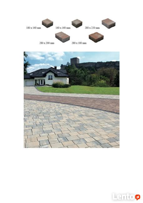 Kostka brukowa Florencja KOST BET kruszywa gazony