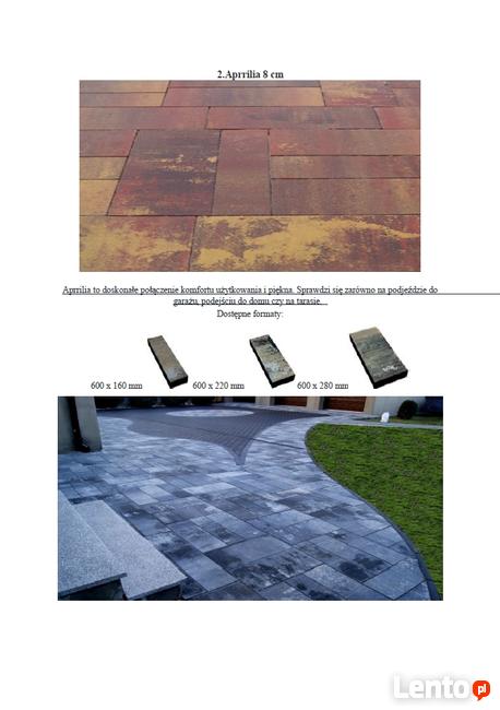 Kostka brukowa Aprilla Kost bet płyty tarasowe Kraków
