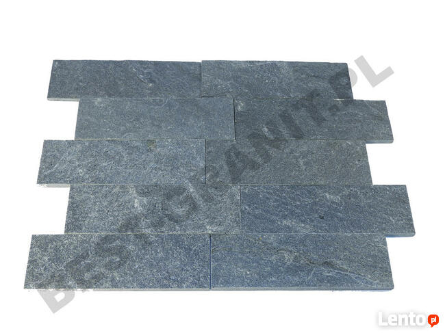 Kamień elewacyjny kwarcyt SILVER GREY 30x10x0,8-1,2 cm