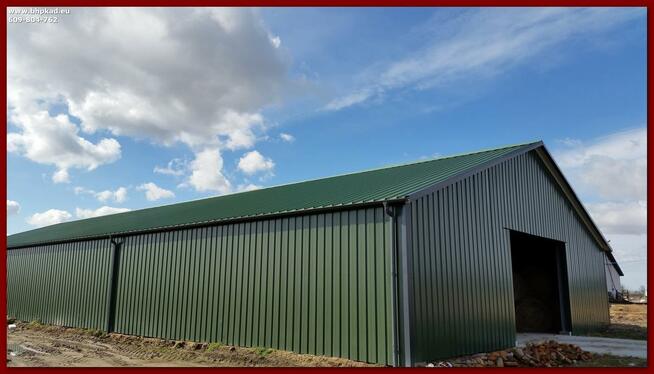 Obora. Hala. Konstrukcja stalowa 18x40x3,5m