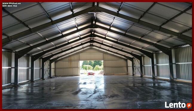 Obora. Hala. Konstrukcja stalowa 18x40x3,5m