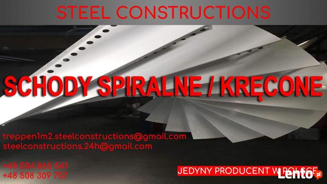 Schody spiralne, schody metalowe, schody kacze,