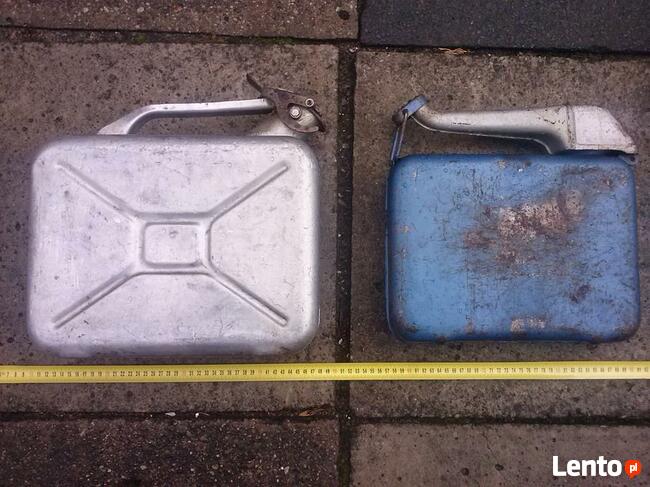 Karnister 20, 10, 5 litrowy, 2+2+2 szt. za 25, 19, 9 zł/szt.