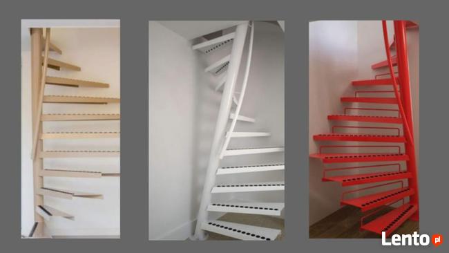Schody spiralne, schody metalowe, schody kacze,