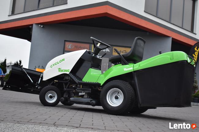 Traktorek ogrodowy kosiarka samojezdna VIKING 18 KM + PŁUG