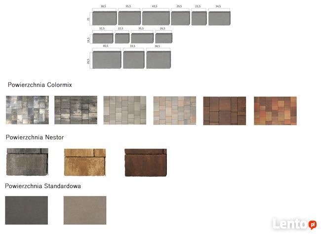 Kostka brukowa Mosaic BRUK pluty tarasowe palisady