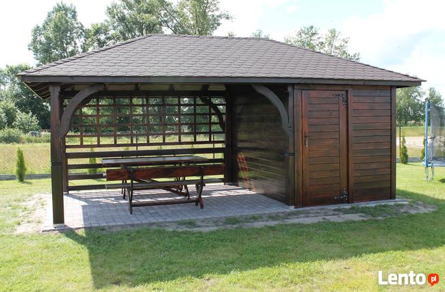 ALTANA Altanka Pergola Wiata Zadaszenie Domek Dach 6 X 3,5m