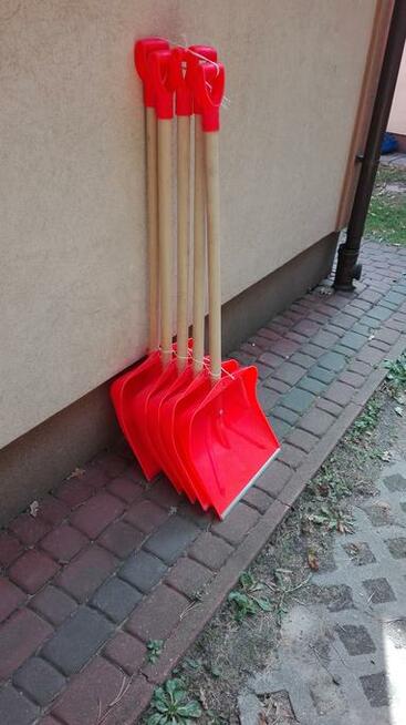 Łopaty do śniegu drewniane, ze sklejki wodoodpornej, sól