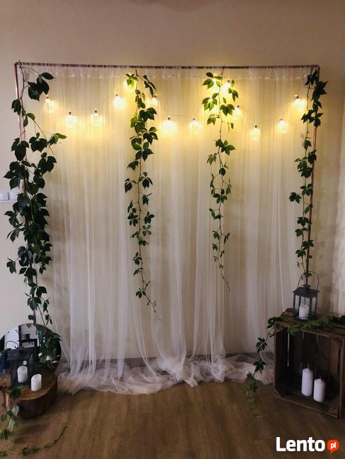 Rustykalna ścianka do zdjęć 350 zł