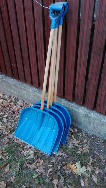 Łopaty do śniegu drewniane, ze sklejki wodoodpornej, sól