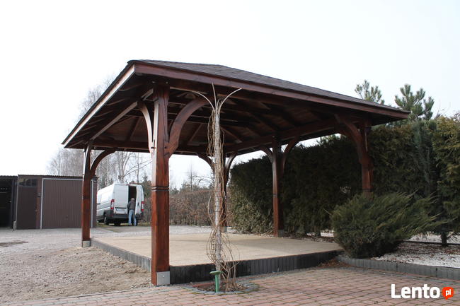 ALTANA Altanka Pergola Dach Wiata Zadaszenie Domek 4,9X 3,7m