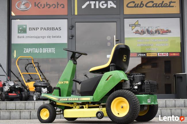 Kosiarka traktorek John Deere GX75 na silniku Kawasaki, 76cm