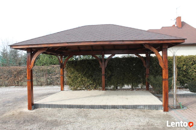 ALTANA Altanka Pergola Dach Wiata Zadaszenie Domek 4,9X 3,7m