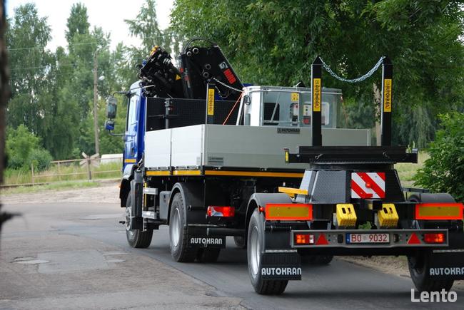 Montaż żurawia HIAB HDS serwis Żurawi naprawa PALFINGER