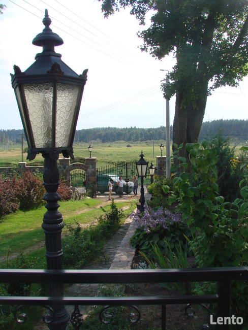 ŻELIWNA STYLOWA LAMPA H-196cm OGRODOWA OŚWIETLENIE