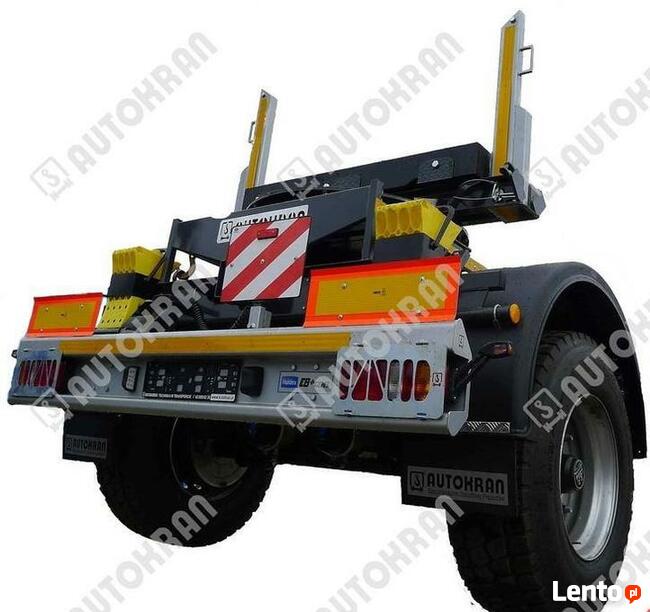 Przyczepa do słupów dłużycy przyczepa dłużycowa obrotnica