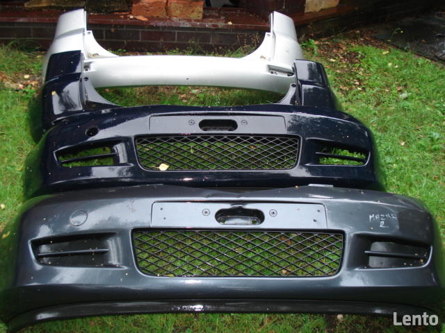 mazda 2 klapa 20n srebrna i zderzak tylny
